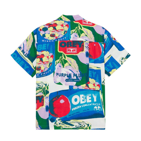Obey Ανδρικό πουκάμισο Fruit Cans Shirt